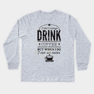 Coffee Love Kids Long Sleeve T-Shirt